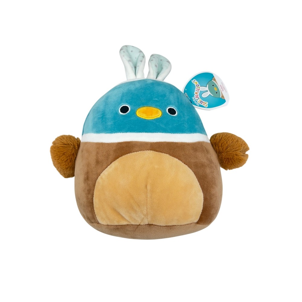 Squishmallows 8 Inch Daksa the Duck with Bunny Ears Easter Plush 2021 NWT